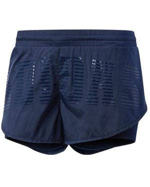 adidas (Wmns) Straight-Leg Sports Woven Shorts - Blue