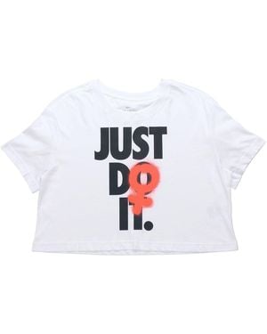 Nike (Wmns) Nsw Rebel Crop Short Sleeve - White