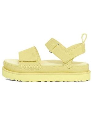 UGG (Wmns) Goldenstar Platform Sandal 'Lemon' - Yellow