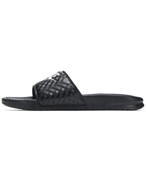 Nike (Wmns) Jdi Benassi Slides Diamond Pattern' 343881-011 - Blue
