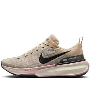 Nike (Wmns) Zoomx Invincible Run 3 Premium 'Sanddrift Oxford Light Soft Anthracite' - Natural
