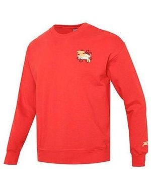 PUMA Essentials Cny Graphic Logo Sweatshirt - Red
