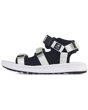 New Balance Open Toe Flat Heel Sports Sandals - Blue