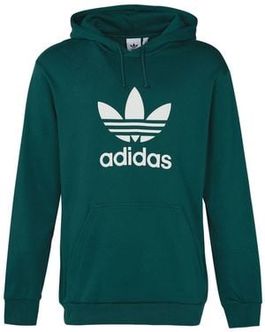 adidas Originals Hooded Drawstring Pullover - Green