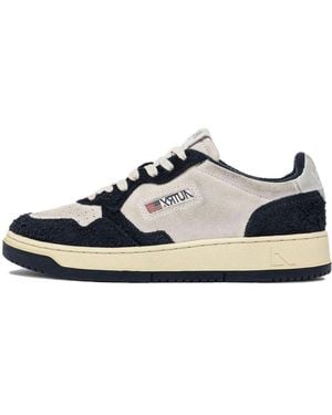 Autry Two Tone Medalist Low Goatskin - Blue