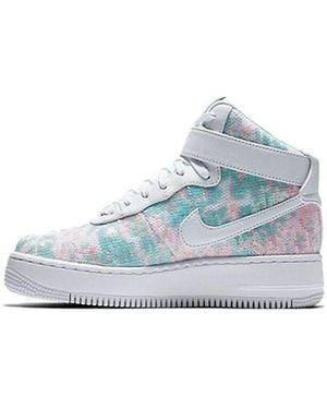Nike (Wmns) Air Force 1 Upstep Hi Lx 'Sequin Fabric' - Blue
