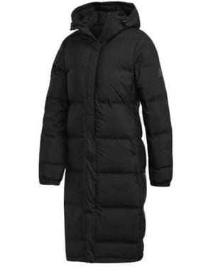adidas (Wmns) Helionic Long Down Jacket Asia Sizing - Black