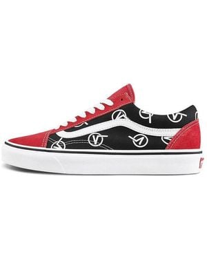 Vans Old Skool Vlogo - Red