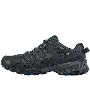 The North Face Ultra 111 Waterproof Trail Hiking Shoes - Grey