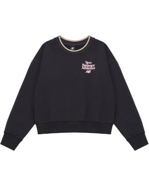 New Balance (Wmns) Athletics 70S Crewneck Sweatshirt - Blue
