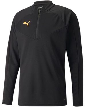 PUMA Individual Final 1/4 Zip Training Sweatshirt - Black