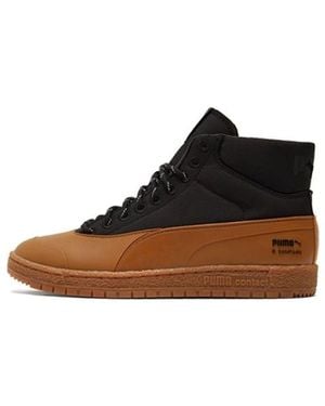 PUMA Maison Kitsune X Ralph Sampson 70 Mid Gum' - Brown