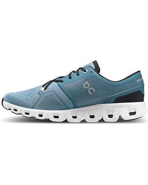 On Shoes Cloud X 3 'Pewter' - Blue