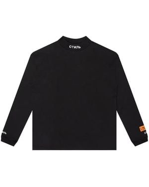 Heron Preston Ctnmb Long-Sleeve Turtleneck T-Shirt - Black
