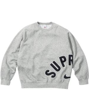 Supreme X Nike Arc Crewneck - Grey
