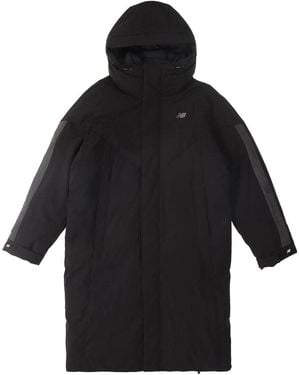 New Balance Street Style Long Down Jacket - Black