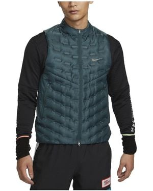 Nike Therma-Fit Adv Repel Down Running Vest Asia Sizing 'Dark' - Green