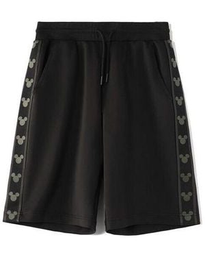 Li-ning X Disney Graphic Striped Shorts - Black