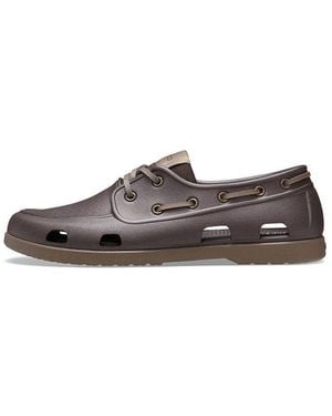 Crocs™ Minimalistic Cozy Low Top Flats Loafers - Brown