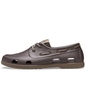 Crocs™ Minimalistic Cozy Low Top Flats Loafers - Brown