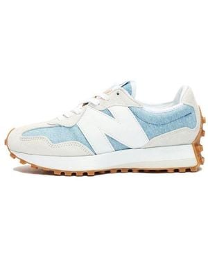 New Balance (Wmns) Levi's X 327 'Light Wash Denim' - Blue