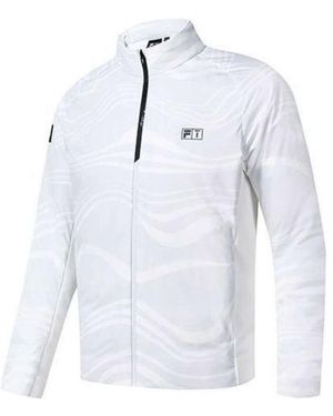 Fila Lightweight Warm Golf Logo Down Jacket - Blue