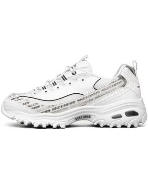 Skechers (Wmns) D'Lites 1.0 Low Trainer Gs - White