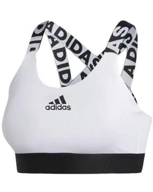 adidas (Wmns) Don'T Rest Branded Bra Asia Sizing - Black