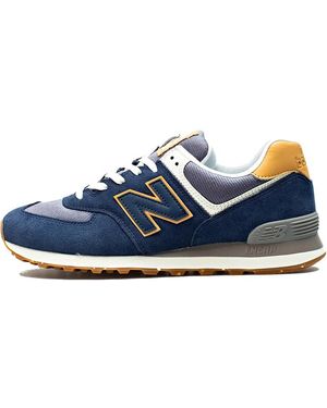New Balance 574 'Natural Maple' - Blue