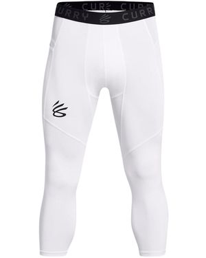 Under Armour Curry Brand 3/4 Comp Leggings - Blue