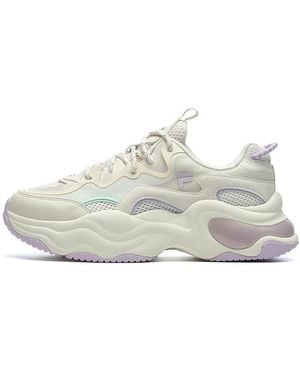 Fila (Wmns) Bubble Trainers Lilac' - White