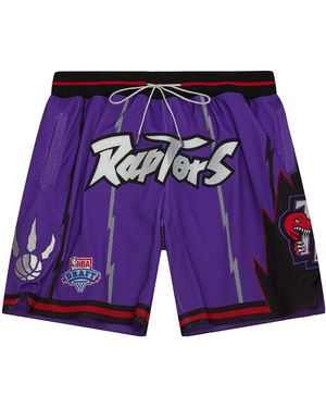Mitchell & Ness X Just Don Hardwood Classics Shorts 'Toronto Raptors 1995' - Blue