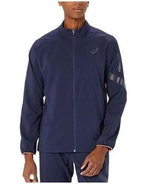 Asics A-I-M Cool Stretch Summer Woven Jacket 'Midnight' - Blue