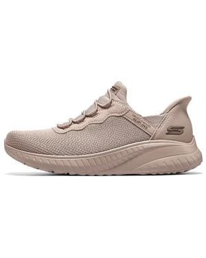 Skechers (Wmns) Slip-Ins Bobs Sport Squad Chaos 'Wonder Mauve' - Pink