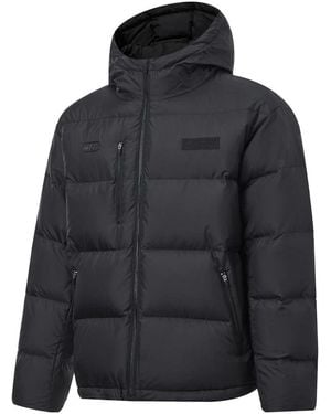 Li-ning Way Of Wade Logo Down Hooded Jacket - Black