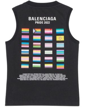 Balenciaga Pride 22 Tank Top - Black
