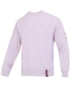 PUMA Team Badge Crew Jumper '' - Purple