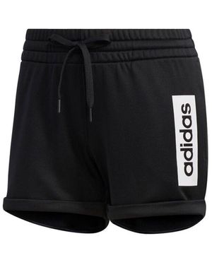 adidas (Wmns) Colorblock Shorts Asia Sizing - Black