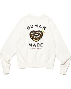 Human Made X Krispy Kreme Graphic Long Sleeve T-Shirt - White