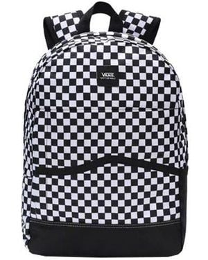 Vans Construct Skool Backpack Checkerboard' - Black