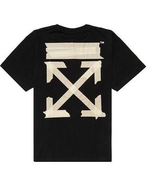Off-White c/o Virgil Abloh Bronzing Arrow Printing - Black