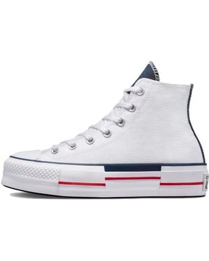Converse (Wmns) Chuck Taylor All Star Lift Platform Retro Denim - White