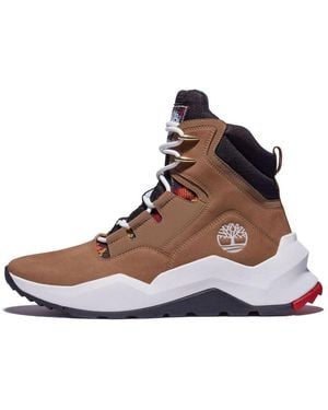 Timberland Madbury Side Zip Trainer Boots Nubuck' - Brown