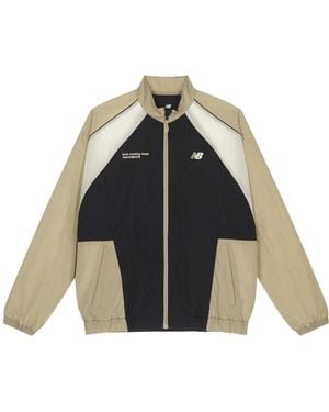 New Balance Color Block Woven Windbreaker - Blue