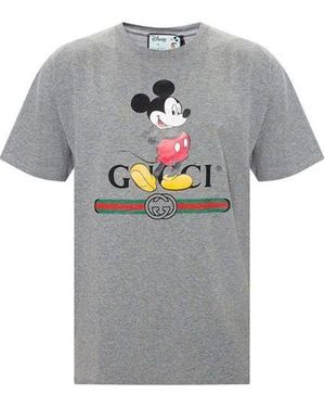 Gucci X Disney Crossover Short Sleeve - Grey
