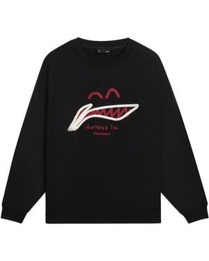 Li-ning Anything Is Possible Graphic Sweatshirt - Black