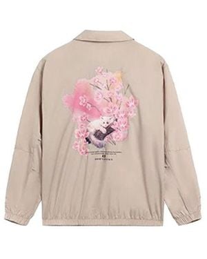 Li-ning Sakura Graphic Jacket 'Khaki' - Pink