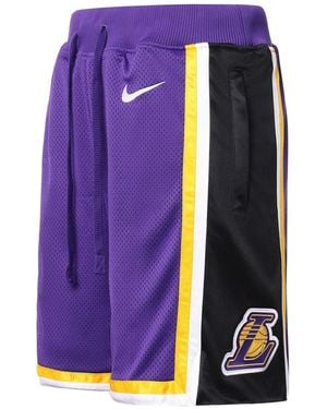 Nike Lakers Courtside Statement Edition Basketball Shorts - Purple