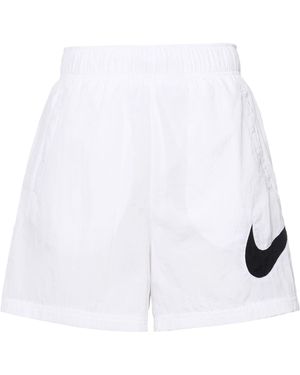 Nike (Wmns) Sportswear Essential High-Rise Woven Shorts - White