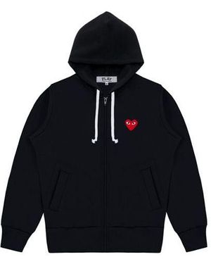 COMME DES GARÇONS PLAY (Wmns) Zip Hooded Jacket - Blue